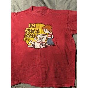 Ripple Junction - I’m Just A Bill- Red T-Shirt- Large